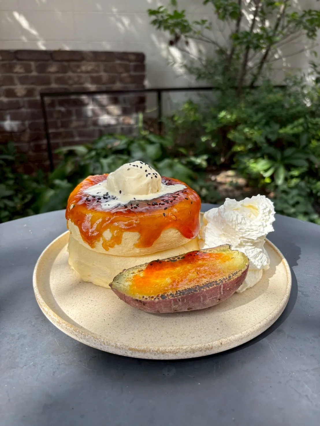 黒崎のカフェで味わう11月限定パンケーキ。さつまいも＆パンプキンの秋スイーツ🍁